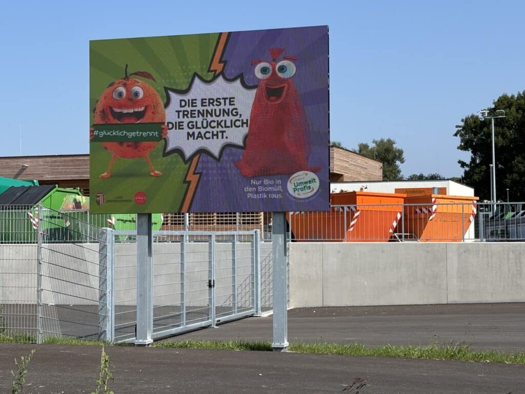 Digitale Werbefläche